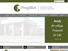 Tablet Screenshot of prepnetschools.com